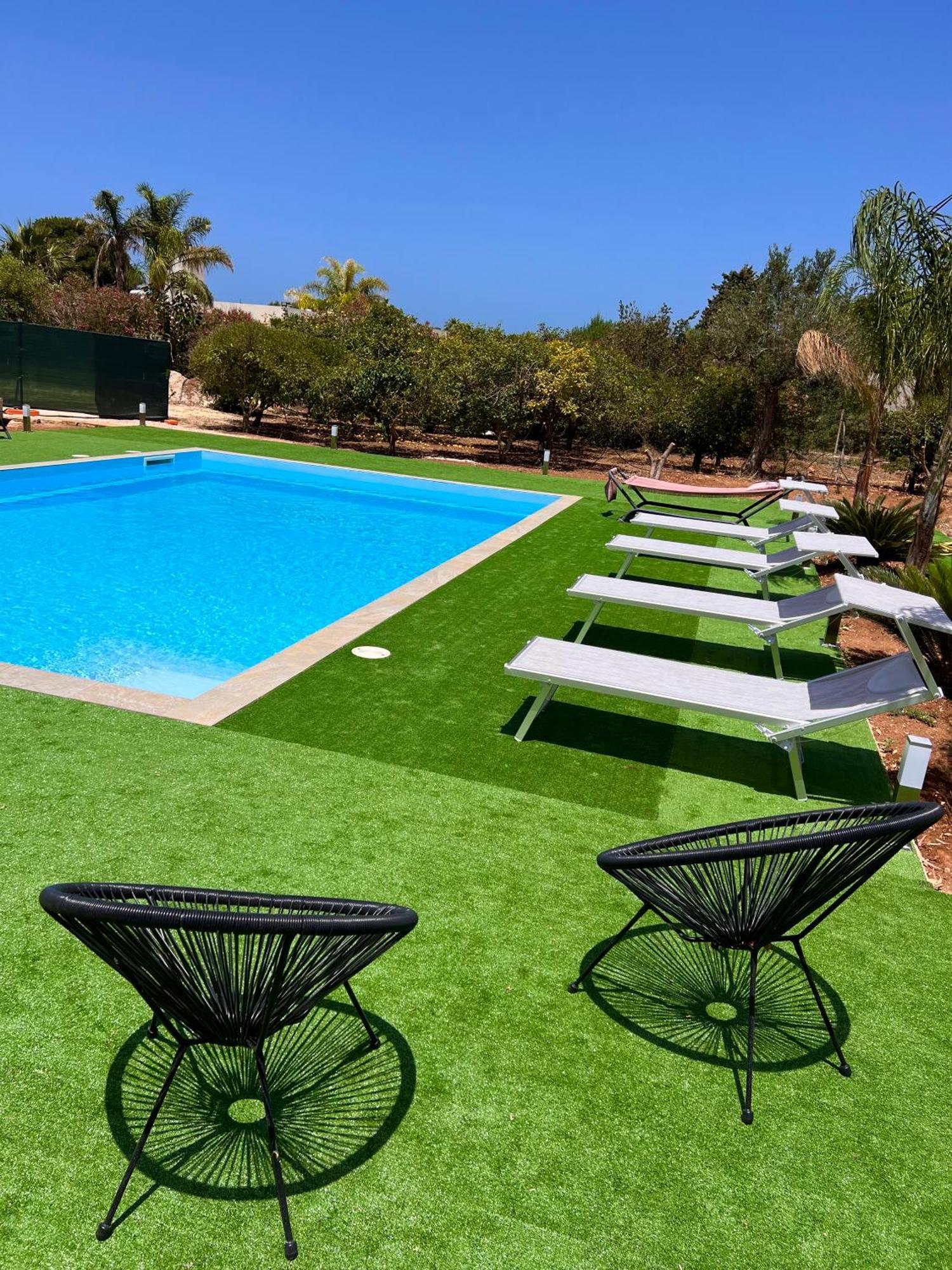 Villa Siciliana Con Piscina "Dal Picciotto" Marsala Exterior foto